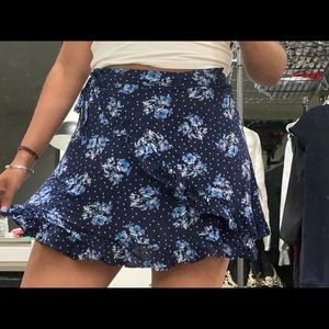 Aeropostale Floral Wrap Skirt